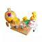 Guangdong Zhongshan Tai Le Play Children's rocking car rocking machine luxury transfer horse royal carriage double coin rocking car (LT-KD12)