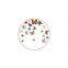 Antique Dinnerware Sets Fine Bone China Butterfly Plate Pattern Dinner Plates Sets With Gold Rim