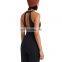 Women V Neck Sexy Yoga Fitness Jumpsuit Custom Front Button One-Piece Sportswear