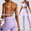 Custom Ladies Quick Dry Running Wear Sexy Halter Beauty Back Bra Gym Fitness Top Yoga Bra Women Backless Sports Bra