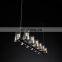 Hengzhi Home Decor Minimalist Living Room Crystal Ceiling Pendant PAUILLAC ROUND CHANDELIER for Living Room Dining Room