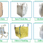 Bags 1000kg 1500kg Jumbo Bag Dimension FIBC Bulk Big Bag for Loading