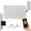 Low Power Smart Heater With WIFI Thermostat Room Carbon Crystal Heater Aluminum Frame Infrared Panel Heating