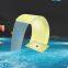 Durable Acrylic Waterfall Fountain Colorful LED light Sprinkler Fountain with Remote Control