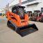 Multi-purpose attachment hydraulic front loader small mini skid steer loader with Kubota EPA engine for construction and farm