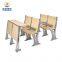 JS Group Wooden Lecture Room Chairs with Tables School Furniture Plywood Material