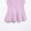Spring 2025 new style blouse with retro round-neck undershirt and loose fit, featuring a butterfly knot at the back.
