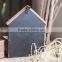 zakka decoration wooden hanging flower pots with black board
