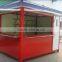 Prefab outdoor metal kiosk sentry box/prefab outdoor metal container sentry box / prefabricated houses sentry box