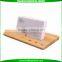 New design office souvenir gift bamboo holder stand for mobile phones, business cards