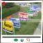 Custom Silk screen printing Wire Yard Sign Stakes