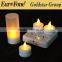 rechargeable candle with led light 2016
