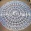 Mandala Beach Towel, cotton roundie beach towels round towels with tassels