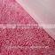 red cationic pv plush fabric