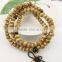 Brown Porcelain Beads buddhist prayer beads Wrist Mala Bracelet