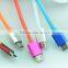 wholesale price colorful micro usb cable for smart phones usb charging cable