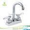 Best Quality Plastic Chromed Dual Handle Upc Basin Faucets