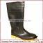 pvc high acid-proof rain boots for men/Steel Toe Trooper Motorcycle Boot