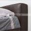 Wokemanship high quality elegant modern soft leather bed double size bed