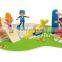 3-Year-Old Kid's Best Gift Water Based Paint Mini Playground Set for Children