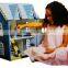 kids mini villa toys modern villa with furniture wooden villa toys