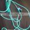 Factory price el wire earphones luminescent with beat of rhythm led earphones with CE approval