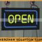 Outdoor Bar Open Led resin Sign Board