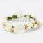 DSFG001A Fashion hairbands bridesmaid Kids flower crown garland Headband for summer