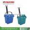 Plastic Hand Shopping Rolling Basket Supermarket Trolley