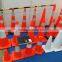 Red flexible reflective plactic cone road pvc safety cone