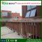2016 new tech anti-uv wood composite fence with easy installation/wood composite decking fence