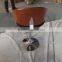 theme restaurant elegant plywood swan bar stool