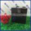 Yageli sqaure black acrylic donation box with lock wholesale