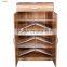 China Supplier Cheap Wooden Shoe Rack 50 Pairs