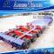 2015 best selling 8 axles 150ton heavy duty low bed truck trailer for sale