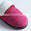 Preimum quality side seam woman diamond knit indoor slipper