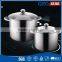 Slip resistant new design mirror polishing capsuled bottom cooking pot set