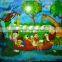 modern art glass oil painting
