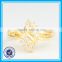 2015 new style fancy fashion rhinestone gold 975 rings