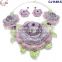CJ1149-5 crystal and stone big rose design jewelry set beautiful new fashion bridal wedding jewelry