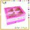 Kids room decorative desktop velvet jewelry organizer boxes