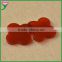 wholesale cheap prices double flat flower cut natural fire red agate slices, agate slices polished