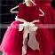 Mother and Daughter Red and white net flower girl tutu dresses CYF-003