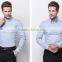 Light ice cream solid color latest shirt design for men 2016