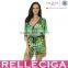 RELLECIGA 2016 Jungle Leaf Sheer Chiffon Beach Dress