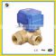 12v 3 Way Electric control Valve 1/2 inch 1 inch T flow