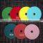 Wet Polishing Pads 4 inch (100 mm) Straight Teeth Flexible Diamond Nylon Cloth Sanding Discs for Granite Marble Polishing