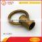 Brass color zinc alloy cord end stopper bag hardware fitting
