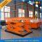 heavy duty hydraulic scissor stationary lift table with guardrail