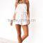 2016 latest fashion sexy strapless 100% cotton soft women summer beach jumpsuit